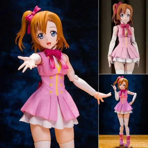 In Stock Anime Figure Aikatsu Planet SHF Love Live Honoka Kousaka PVC Action Modle School Idols Toys Figurine Gift for Children