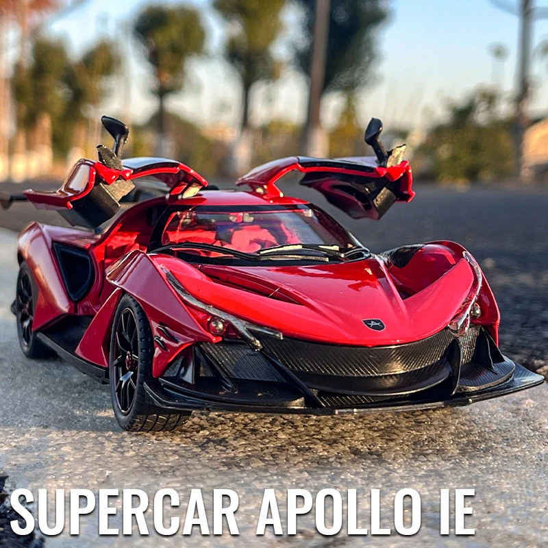 

1:32 Apollo IE Intensa Emozione Alloy Sports Car Model Diecasts Metal Racing Super Car Vehicles Model Sound Light Kids Toys Gift