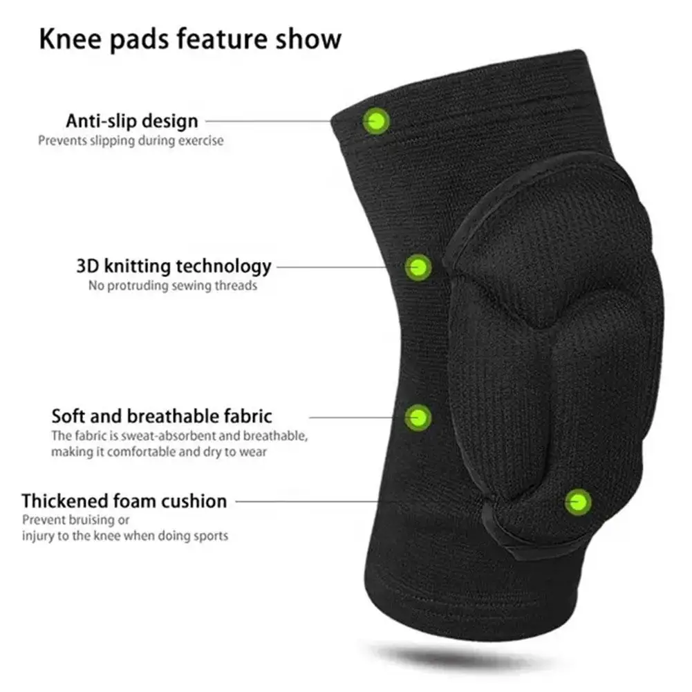 WorthWhile Knee Pads For Dancing Volleyball Yoga Women Kids Men Kneepad Patella Brace Support Fitness Protector Work Gear J3V1