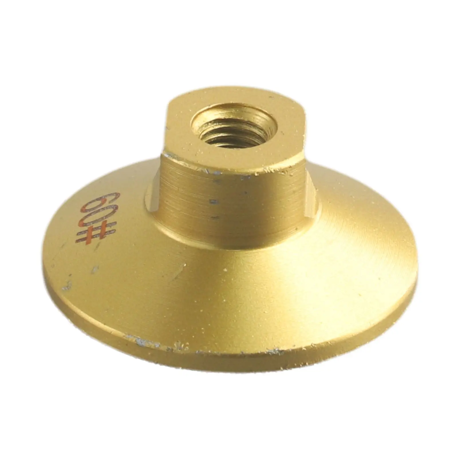 Grinding Tool Brazed Grinding Head For Concrete Curing Floor Carborundum Golden Metal Thick 2inch Brazing Profile Grinding Wheel