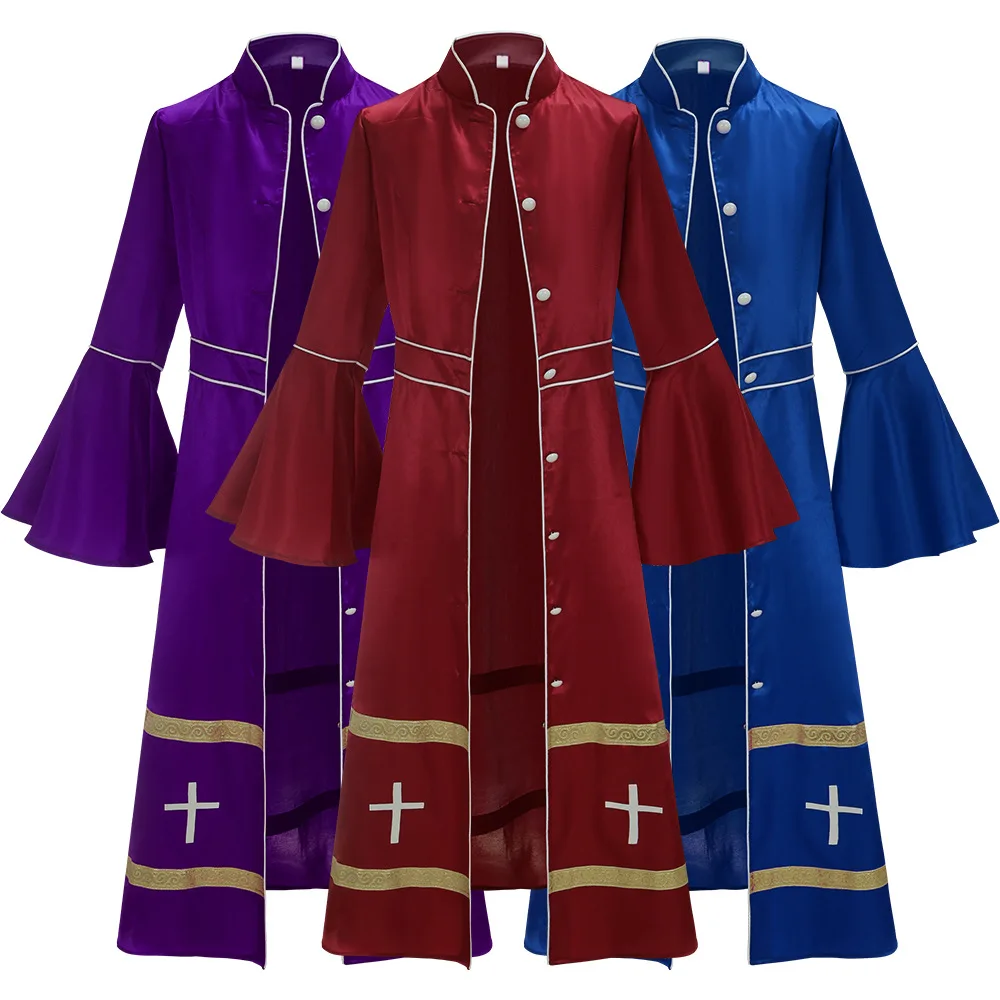 

Church Clergyman Priest Minister's Clothing Women's Minister's Robe Roman Cassock One-piece Suit