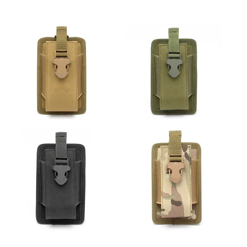 

Tactical Walkie-talkie Pouch Combat Molle Radio Holder Holster Case Bag Hunting Intercom Bag Interphone Pouch