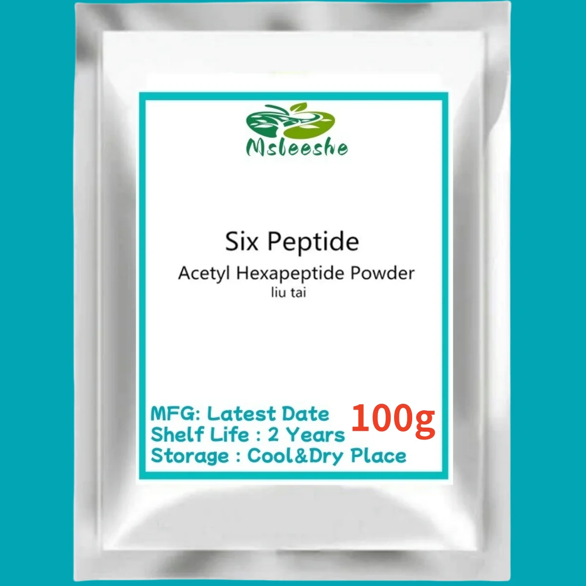 50-1000g Six Peptide Powder,acetyl Hexapeptide,anti-wrinkle,moisturizing,anti-aging