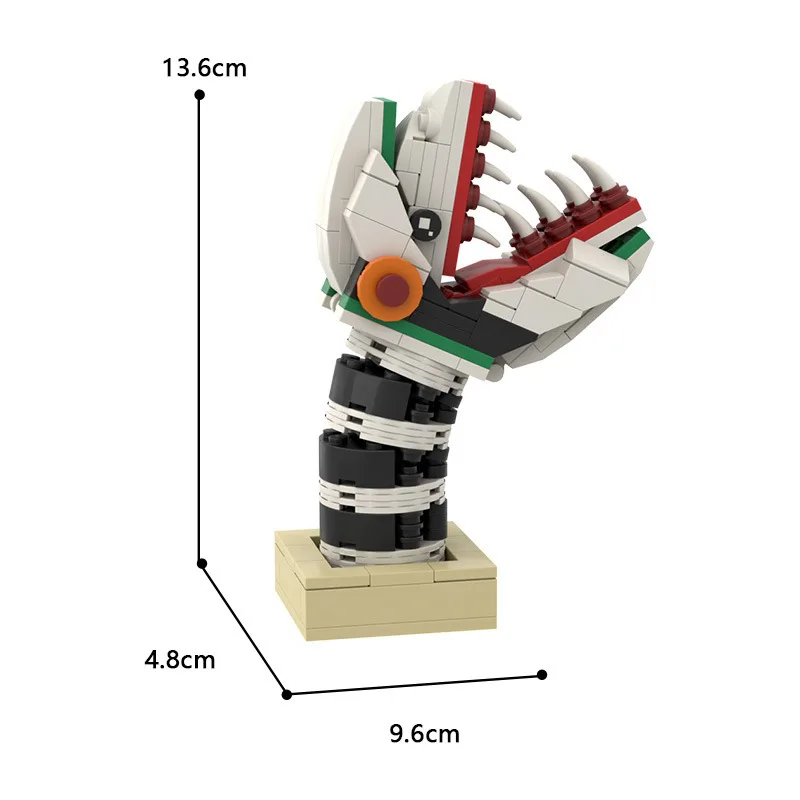 MOC Archmage Underworld Series Brick Head Boy Building Blocks Assembly Model Bricks Wizard and Snake Toy Puzzle Festival Gift
