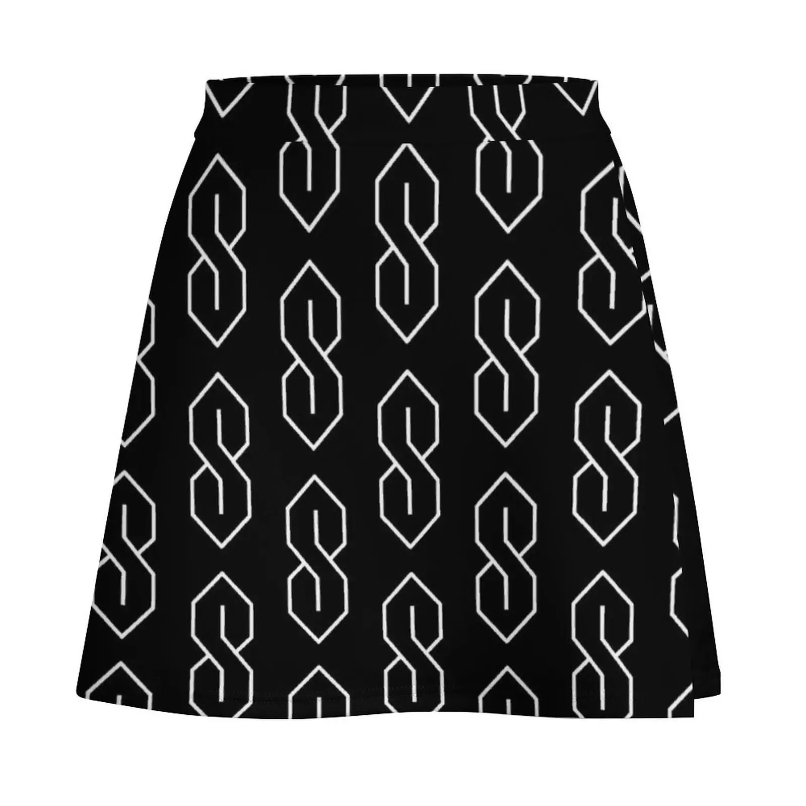 90s S Symbol Mini Skirt Miniskirt woman women's skirts trend 2025 night club outfit