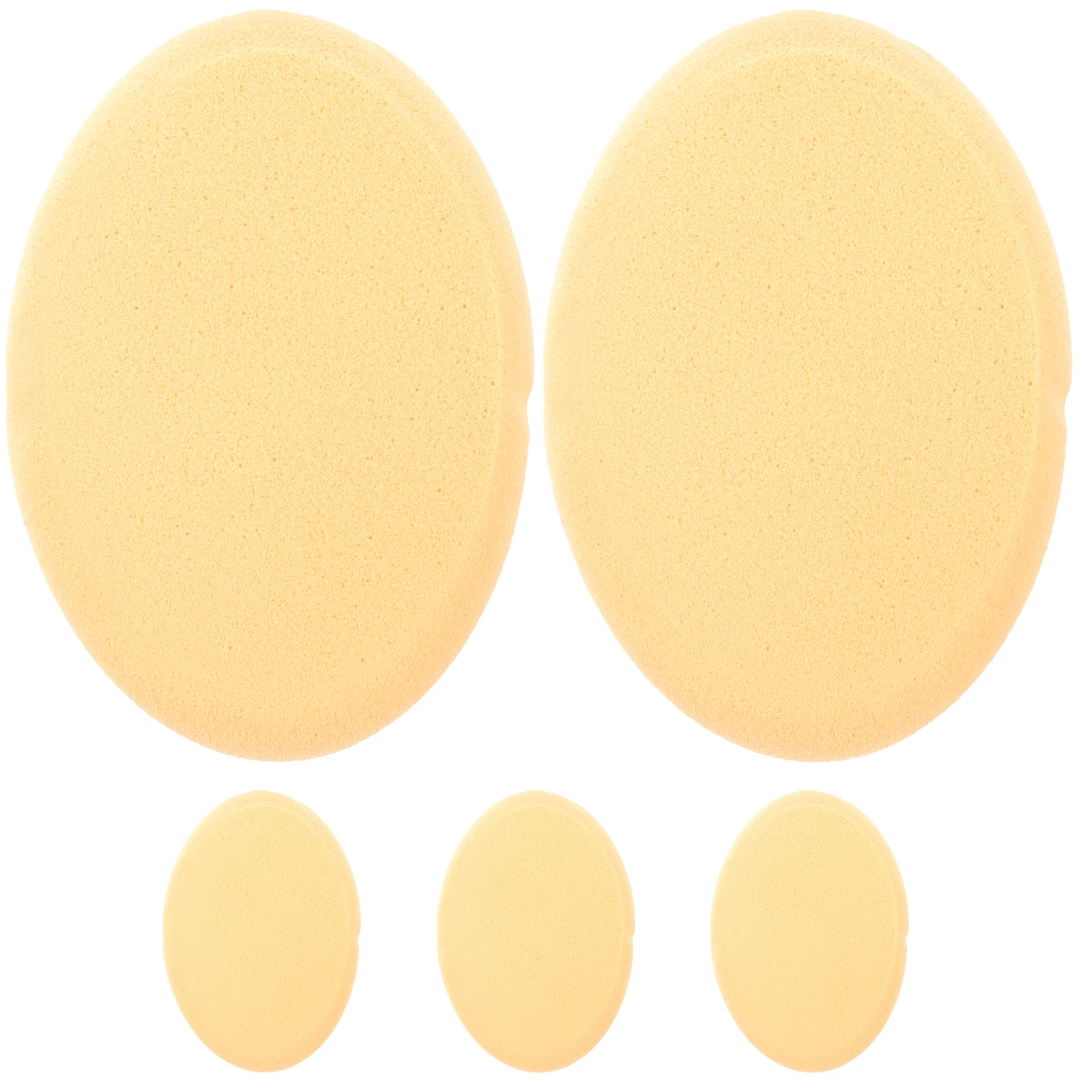 

5Pcs Oval Makeup Powder Puff Cream Puff Soft Supple Makeup Tool for Loose Powder Application