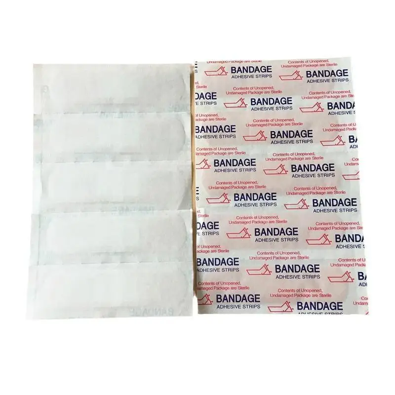 50/100 Stück Atmungsaktive Pflaster Wasserdichte Bandagen Erste-Hilfe-Wundverband Wundpflaster Notfall-Sets Pflaster – Detail 4