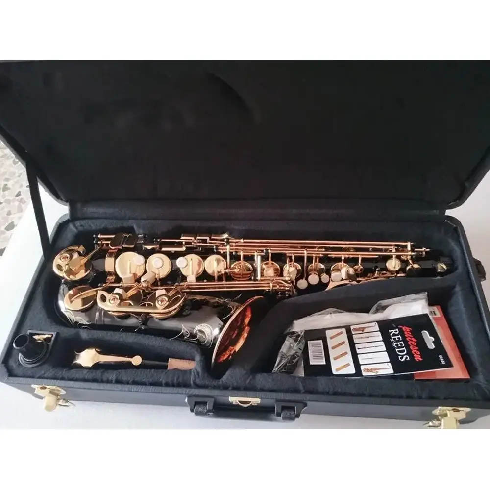 Professional alto saxophone E-flat black gold key 82Z classic model saxophone jazz instrument