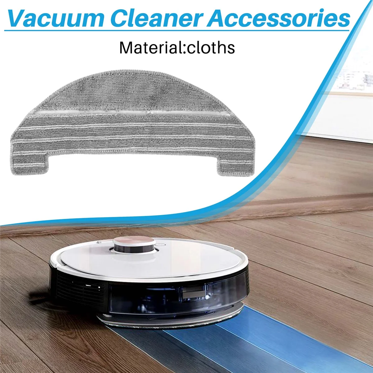 3 Stück Mopptuch für Pro scenic M8 Pro/Ultenic T10 Roboter Staubsauger Haushalts reinigungs werkzeuge Zubehör Ersatz