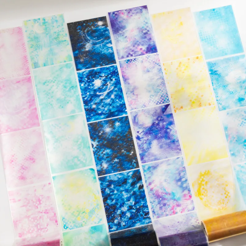 

80 мм * 2 м креативная акварельная ручная декоративная лента большого размера, сделай сам, материал для скрапбукинга ручной работы, эстетическая малярная лента