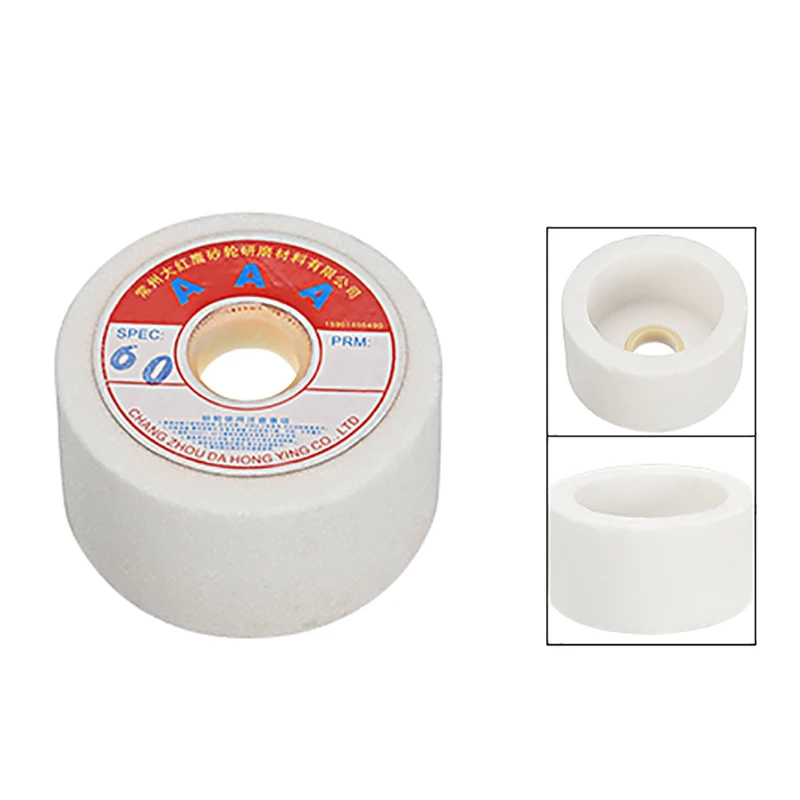 3inch Grinding Wheel Ceramic Cup Corundum Abrasive Wheel Grinder 60 Grits for Polishing Grinding Metals Marble Sharper Tools