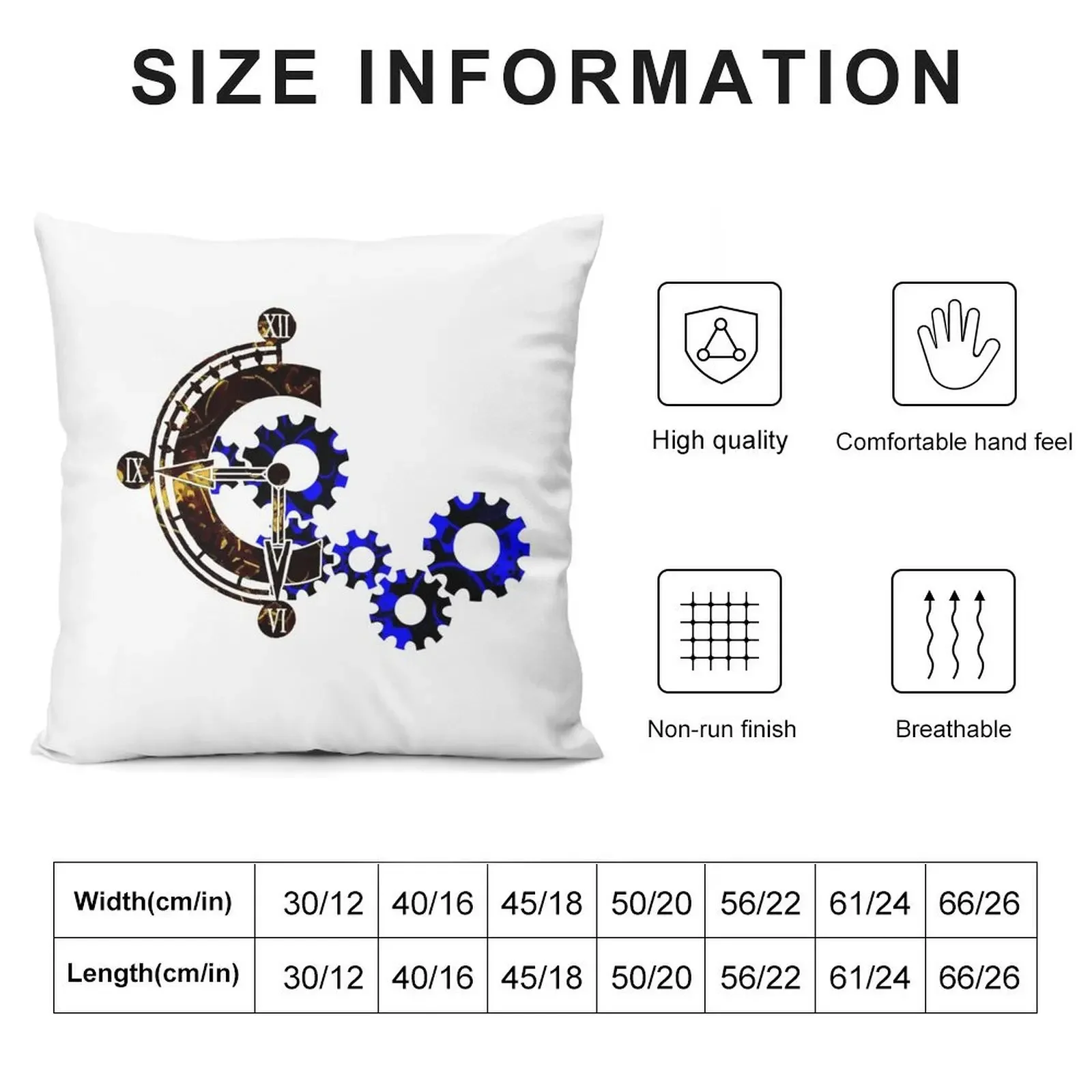 Chrono Gears Logo Throw Pillow Christmas Covers For Cushions Sofa Cushions Covers pillow