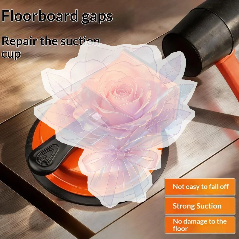 1Pcs Suction Cup Vacuum Grabber Heavy Duty Floor Fixer Tool For Tile Slat Baseboard Paver Carpentry Construction