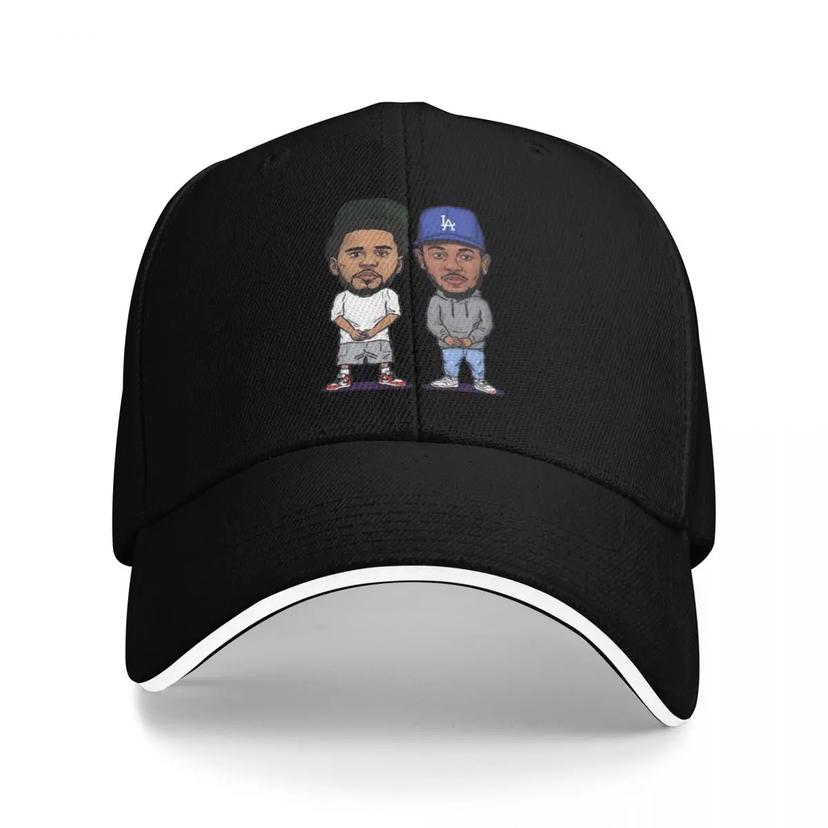 

KENDRICK LAMAR & J.COLE Baseball Cap Hip Hop funny hat Luxury man cap Golf Hat Man Women's Men's