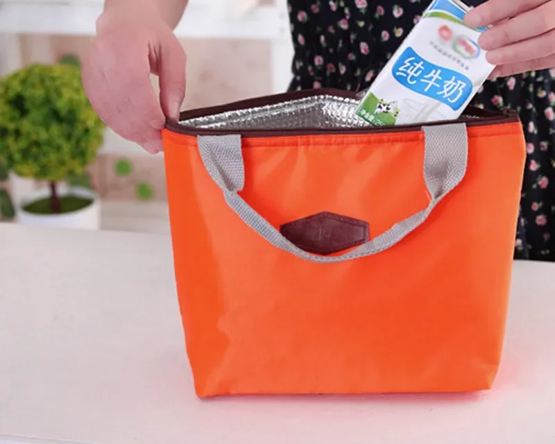 Große Kapazität Mittagessen Tasche Wasserdichte Tragbare Thermische Kühltasche Picknick Isolierte Lebensmittel Lagerung Einkaufstasche Taschen Handtasche Sac