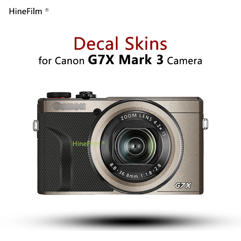 

Hinefilm Skin For Canon g7x mark3 Camera Skin G7X3 Camera Cover Sticker PowerShot G7X III Camera Skin G7X Mark III Wrap Cover