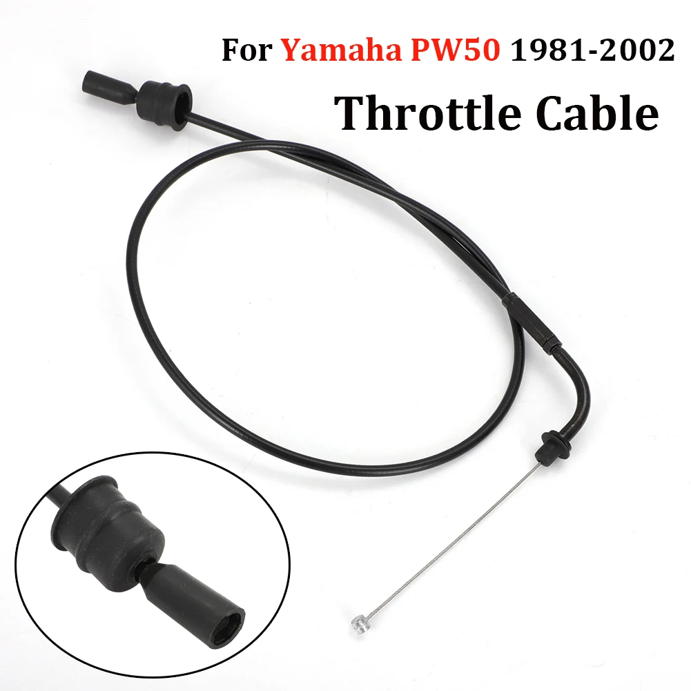 

For Yamaha Pw50 1981-2002 Single Throttle Cable Fits For Oil Pump Delete 2002 And Older