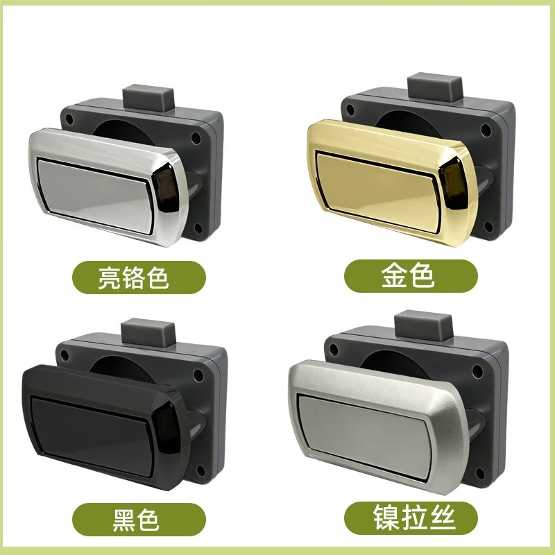 RV Accessories, Furniture Cabinet Drawer Lock RV Shockproof Cabinet Lock, Bar Rounded Corner Button Lock