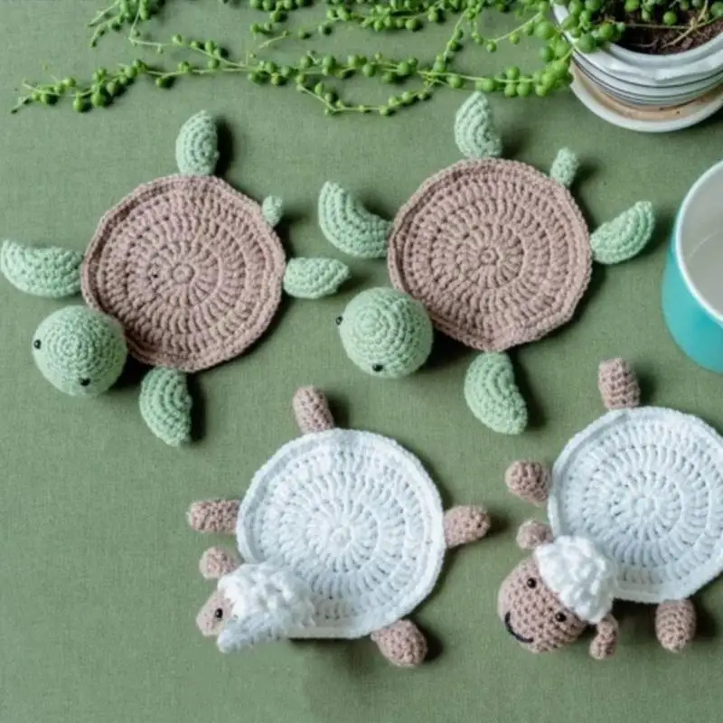 F19B Decorative Table Mat Artistic Handmade Crochet Eye Catching