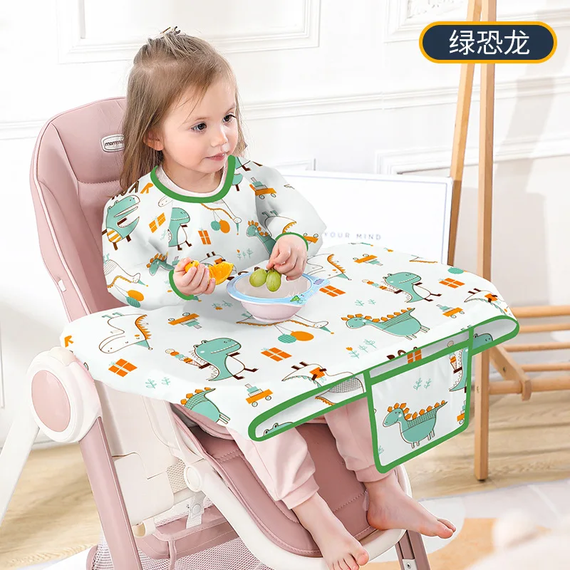 Toalha de saliva impermeável para recém-nascidos, Baby Bib, Table Cover, Dining Chair Gown, Burp Apron, Food Feeding Accessories