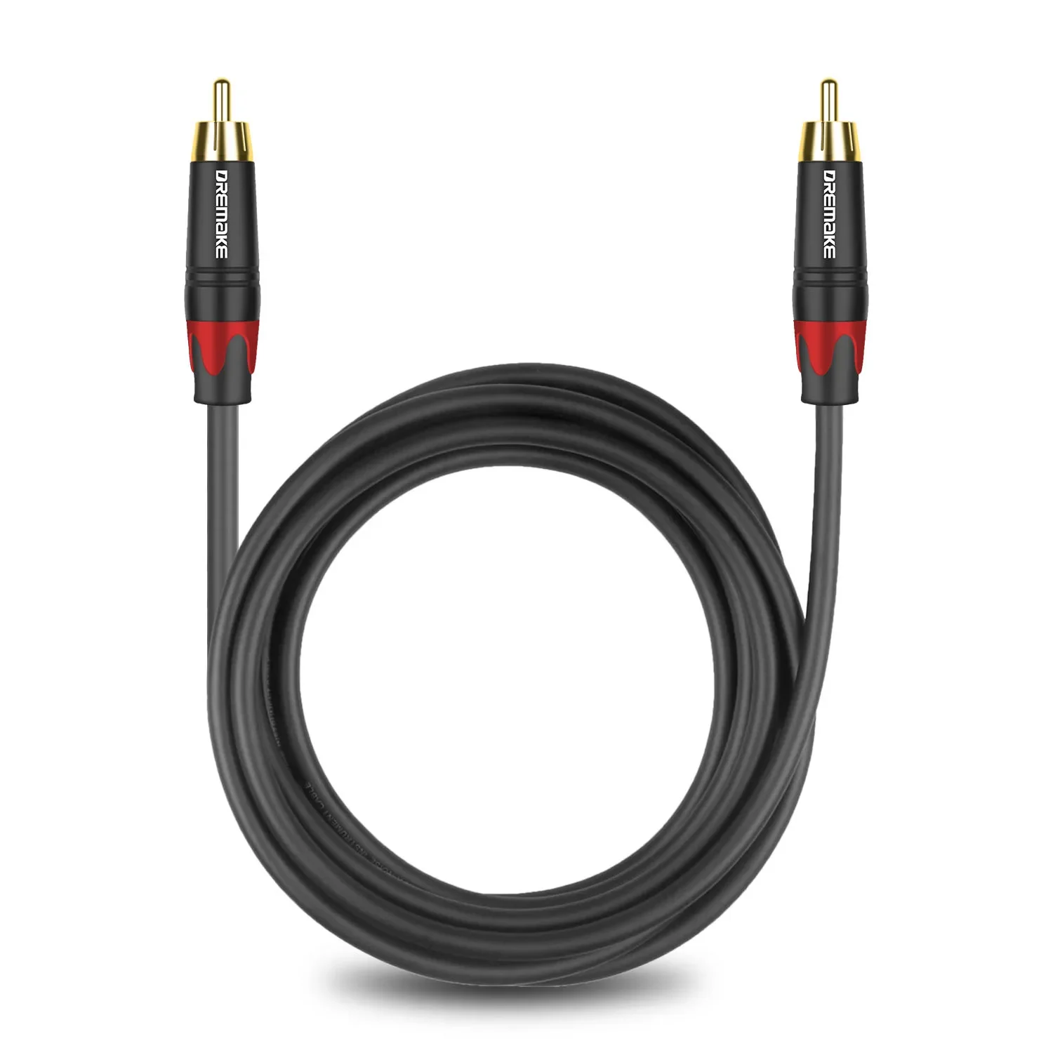DREMAKE Audio Cable RCA Male To Male(Female) For Electirc guitar TV DVD/VCD CD  Speaker And So on  0.3m 0.5m 1m 2m 3m