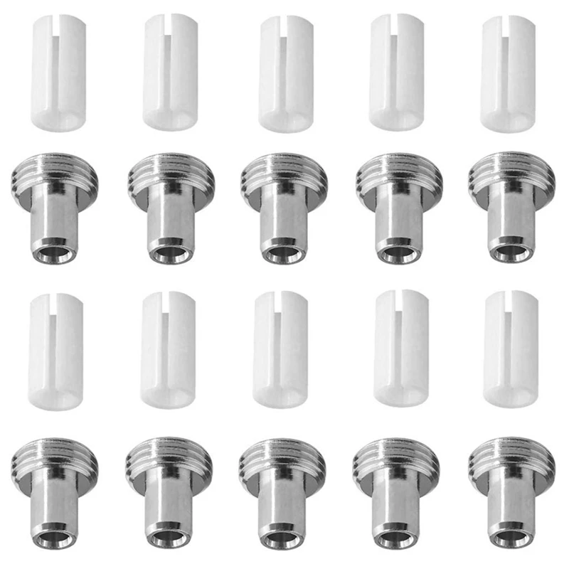 Peças de reposição do localizador visual de falhas da fibra ótica ABPQ-20 - mangas cerâmicas 10X do tubo com 10 conectores de encaixe