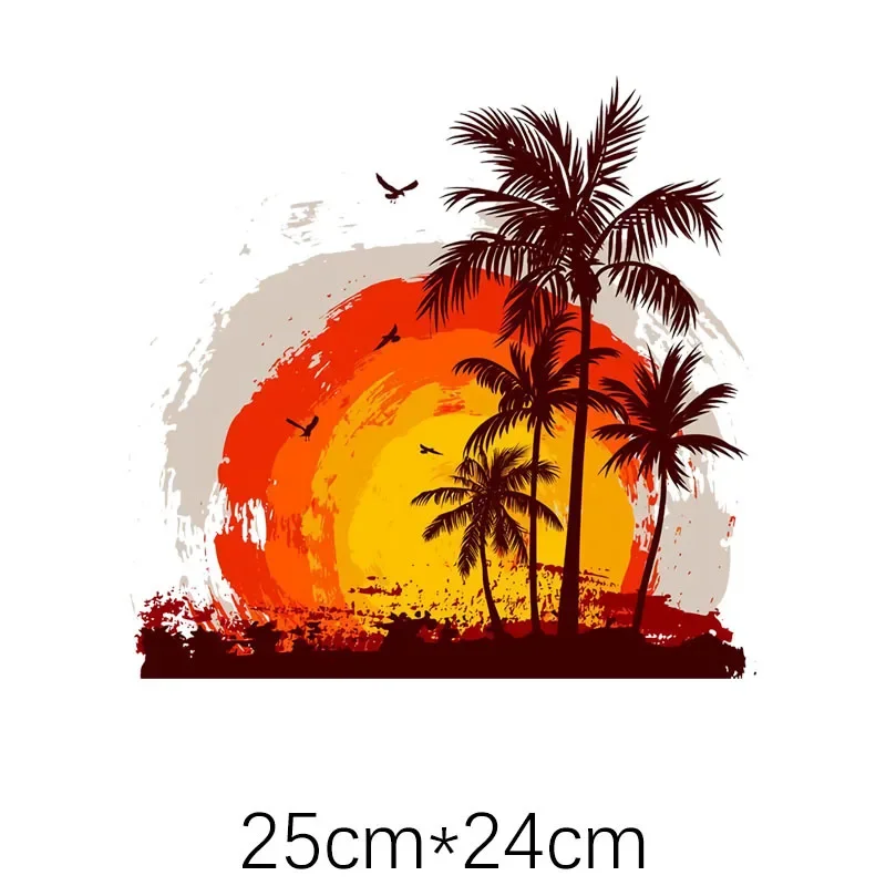 Car Stickers COutdoor Camping Sunrise Sunset Scenery Sticker for RV Trailer Motorhome Camper Decal Waterproof Auto Accessori