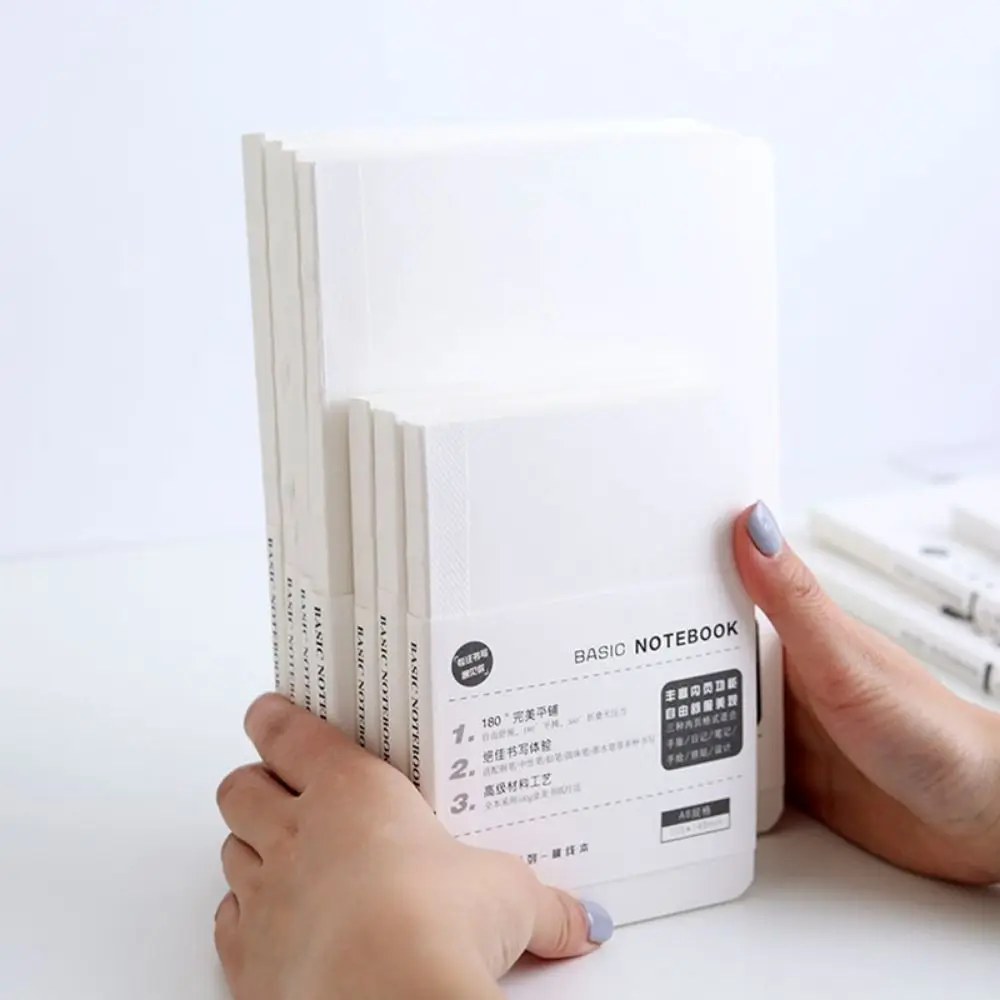 A5 a6 Replacement Basic Notebook Horizontal Grid Blank White Replaced Refill Notebook Paper Notebook Internal Page Planners