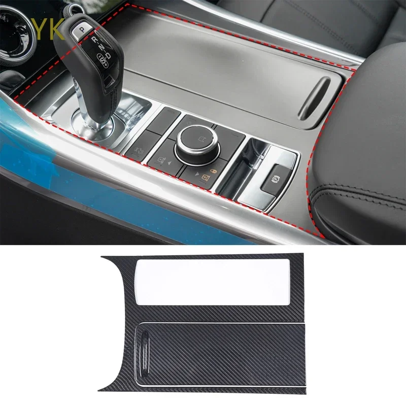

For Land Rover Range Rover Sport 2018-2022 Real Carbon Fiber Car Center Console Panel Cover Trim Car Accessories(LHD)