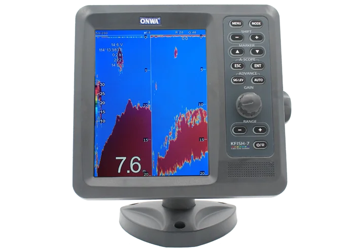 High Power  depth Echo Sounder 7 10.4 12 INCH TFT COLOR LCD DISPLAY KF-1067 KFISH12 KFISH7 HF620 KCOMBO7  XF-1069GF