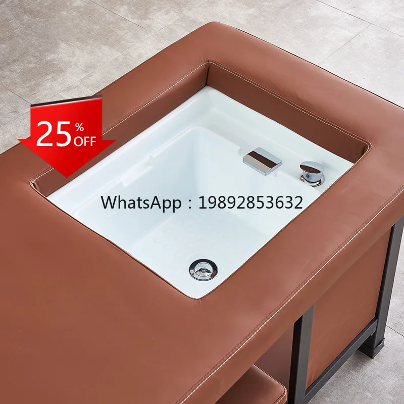 

YFY Foot Spa Shampoo Bed with Water Circulation and Steaming Integrated for Beauty Salon