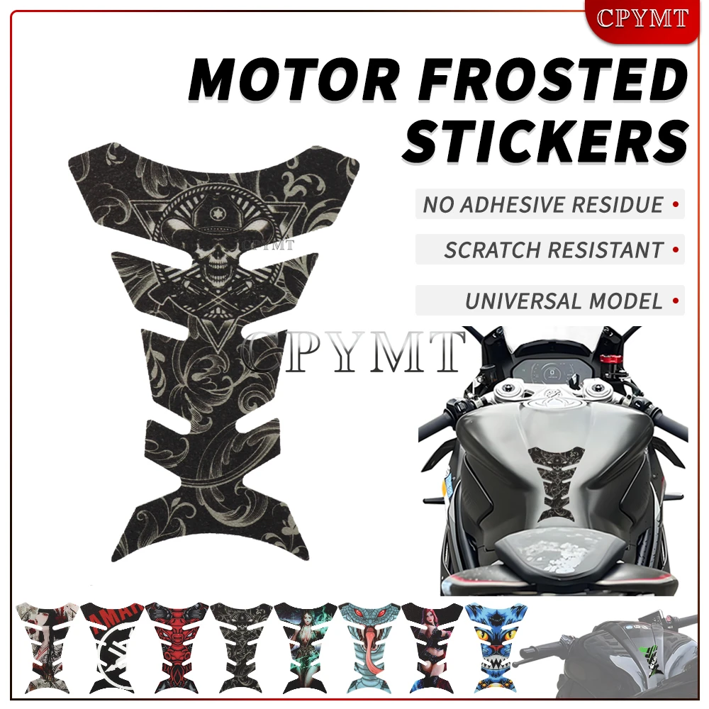 

Frosted Universal Motorcycle Tank Pad Protector Sticker TankPad Fish Bone Mat Decoration Decal fit FOR CBR Honda Yamaha