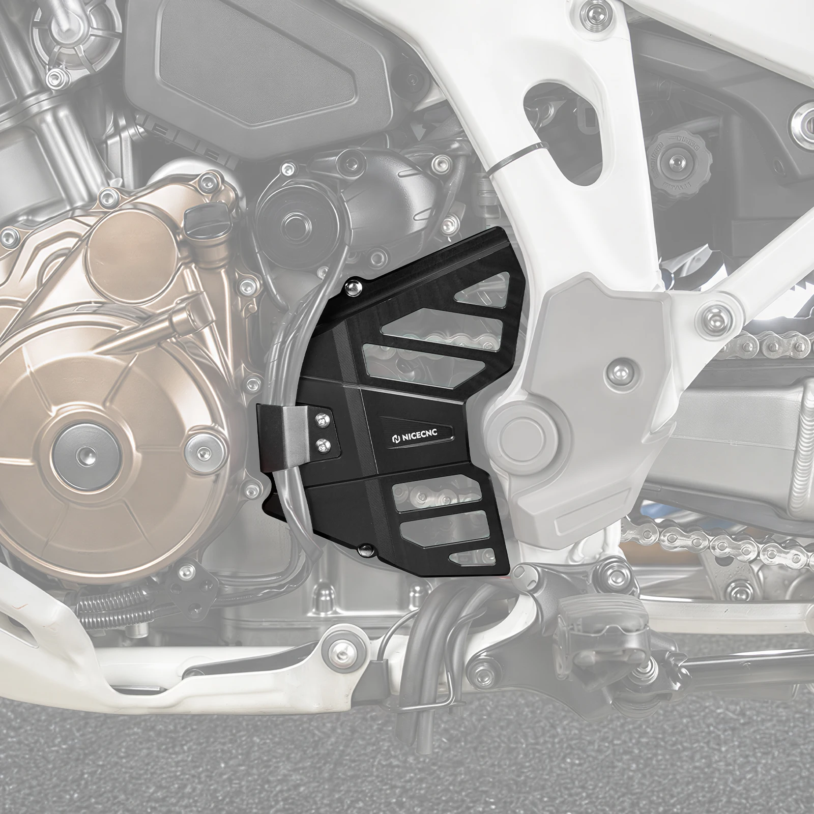 Für Honda CRF1100L Africa Twin /Adventure Sports Motorrad Rahmenschutz Vorderer Kettenradschutz Africa Twin 2026 2025 2024 – Detail 9