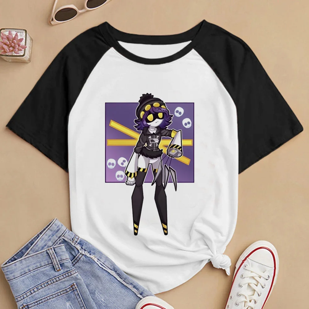 Camiseta Murder Drones para mujer Universidad Y2k cultura pop estética 2000s harajuku camisa cultura pop anime 80s kawaii cómoda