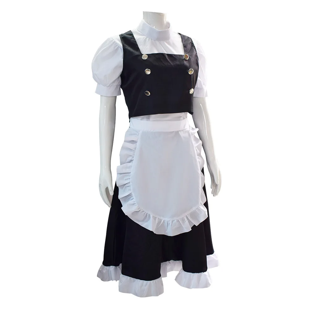 Anime Game Touhou Project Kirisame Marisa Cosplay Costume Kirisame Magic Shop Maid Attire Woman Sexy Kawaii Halloween Suit