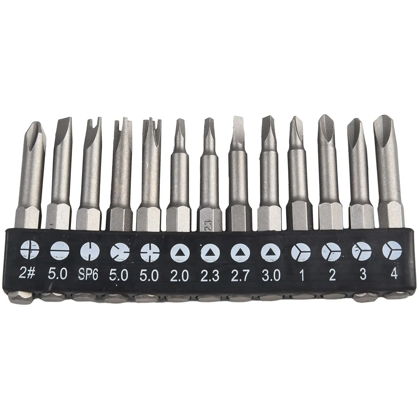 13Pcs Screwdriver Bit Special Shaped Screwdriver Set PH2 U Y Shape Triangle 50mm Hand Tool Replacement Screwdriver Bit Parts