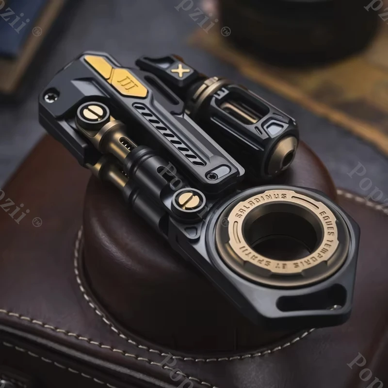 01EDC Time Knight 3.0 ของเล่นฟิดเจ็ตอเนกประสงค์ หลายวิธีในการเล่น เล่นท่ามือเล่นนิ้ว EDC Flips ของเล่นคลายเครียด