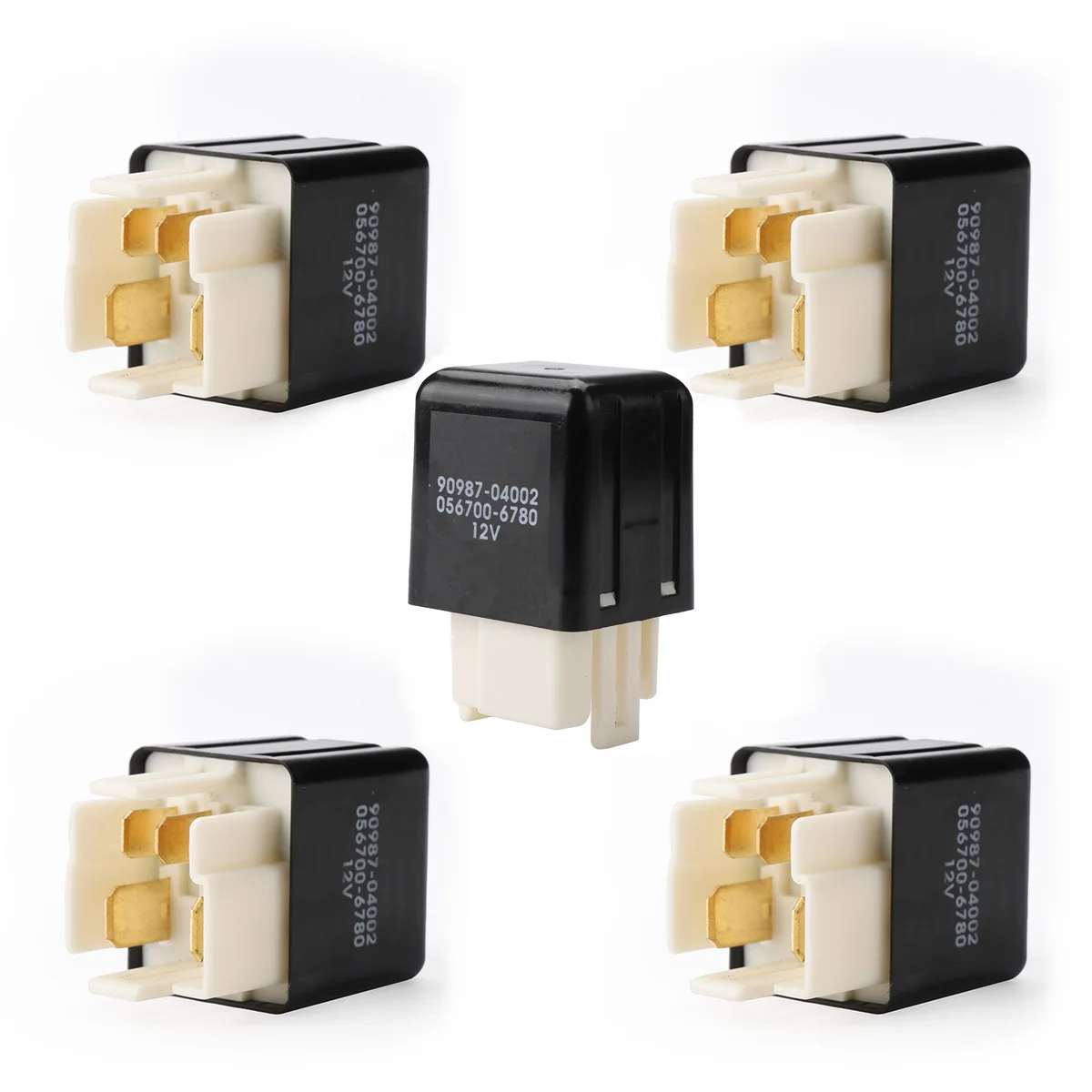 

Реле OE 90987-04002 5-Pin 12 В 9098704002 90987 04002, 5 шт., новое автомобильное реле для Toyota, Lexus, различные модели автомобильных запчастей