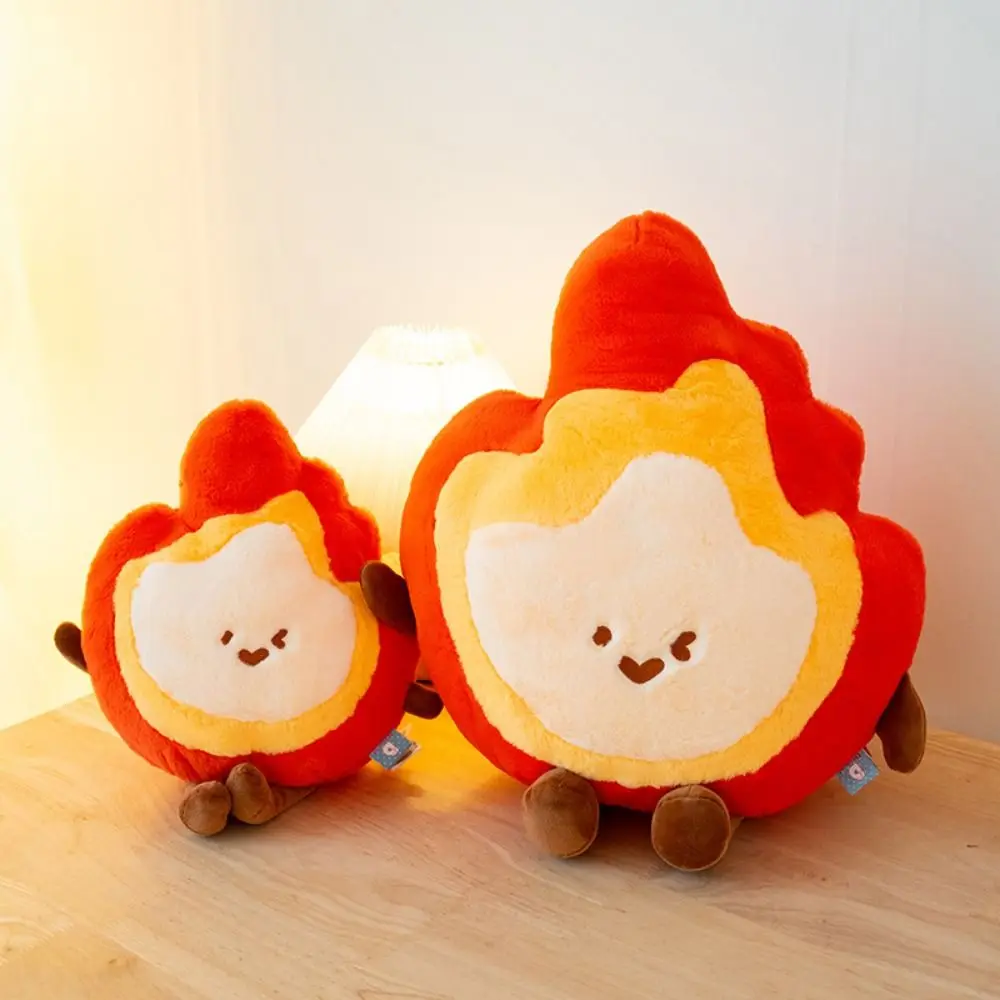 Soft Spark Elf Plush Toy Three Layers Cartoon Simulation Spark Elf Stuffed Toys Flame Funny Spark Elf Keychain Children