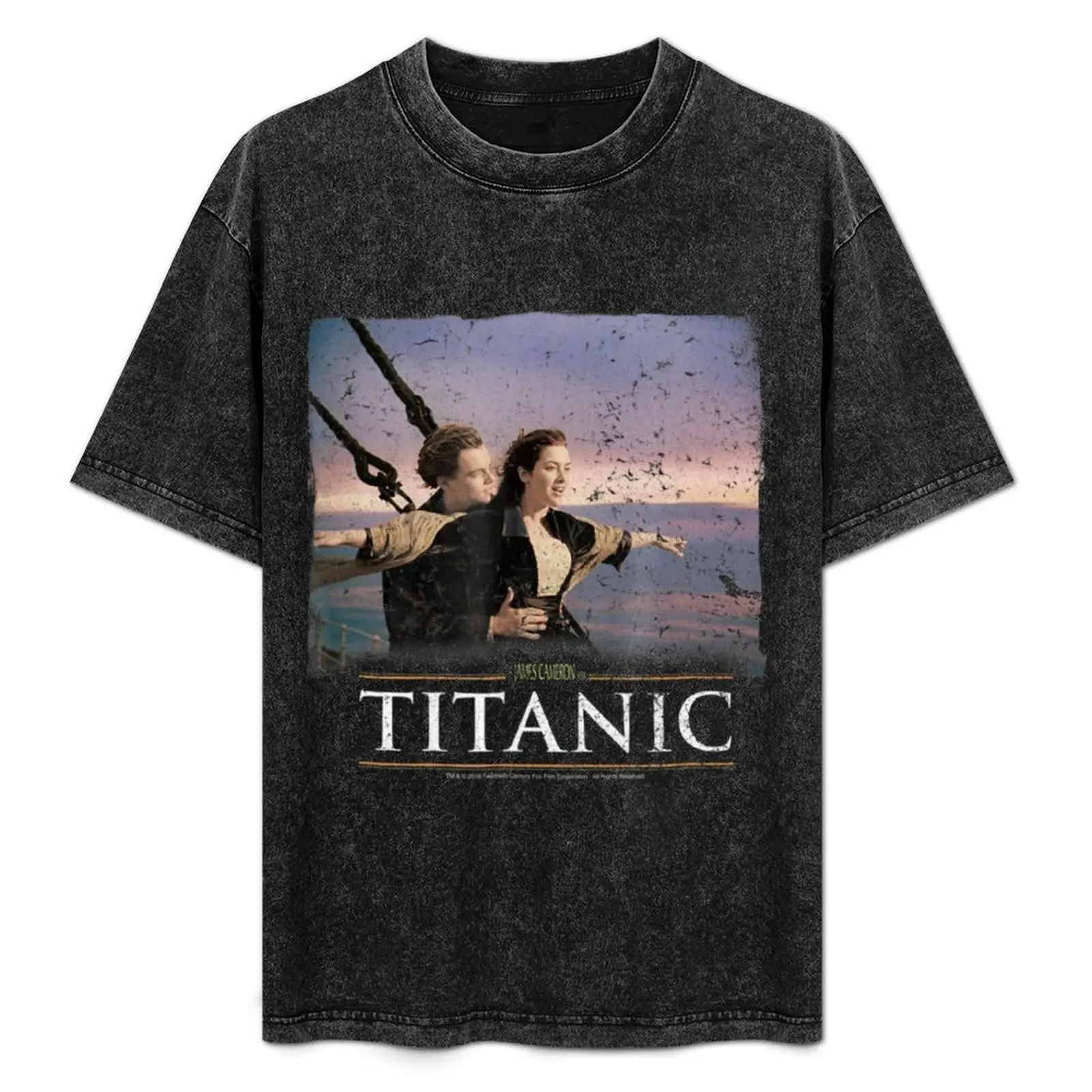 タイタニック-tシャツ-カジュアル-デイリーウェア-半袖トップス