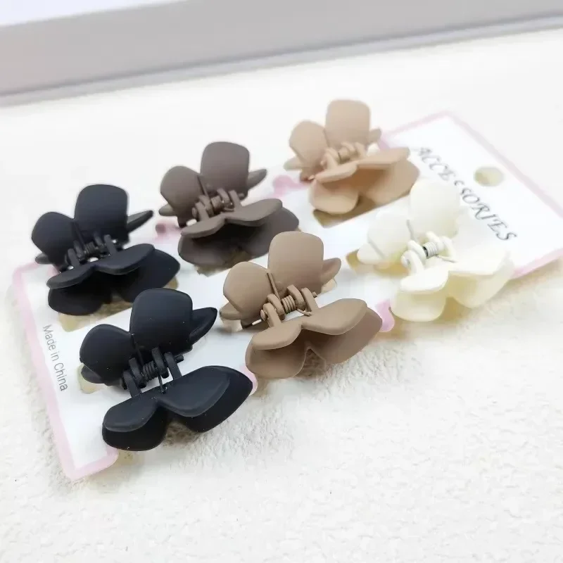 Petites pinces à cheveux papillon, coordonnantes, colorées, accessoires pour filles et femmes, fines et moyennes, 6 pièces