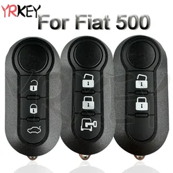 Remote Car Key Case Shell for Fiat 500 Panda Bravo Punto Ducato Peugeot Boxer Citroen Jumper Auto Uncut Blade Key 2/3 Buttons