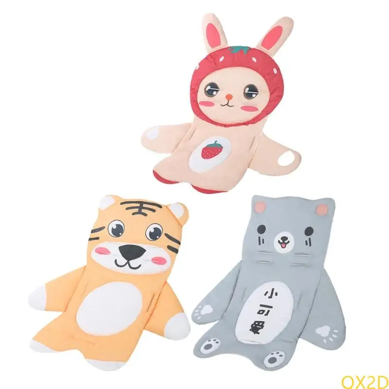 

QX2D Fun & Relaxing Stroller Cushion Soft & Easy to Clean Baby Pushchair Liner Pad Lovely Rabbit/Bear Pattern Stroller Pad
