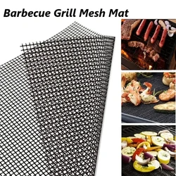 1pc BBQ Non-Stick Reusable Grilling Pad - High Temperature Resistant & Easily Cleaned - Perfect for Barbecue & Baking!
