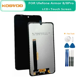 Original For Ulefone Armor8 5G LCD Display + Touch Screen Digitizer Assembly Armor 8 Pro Accessories + Tools