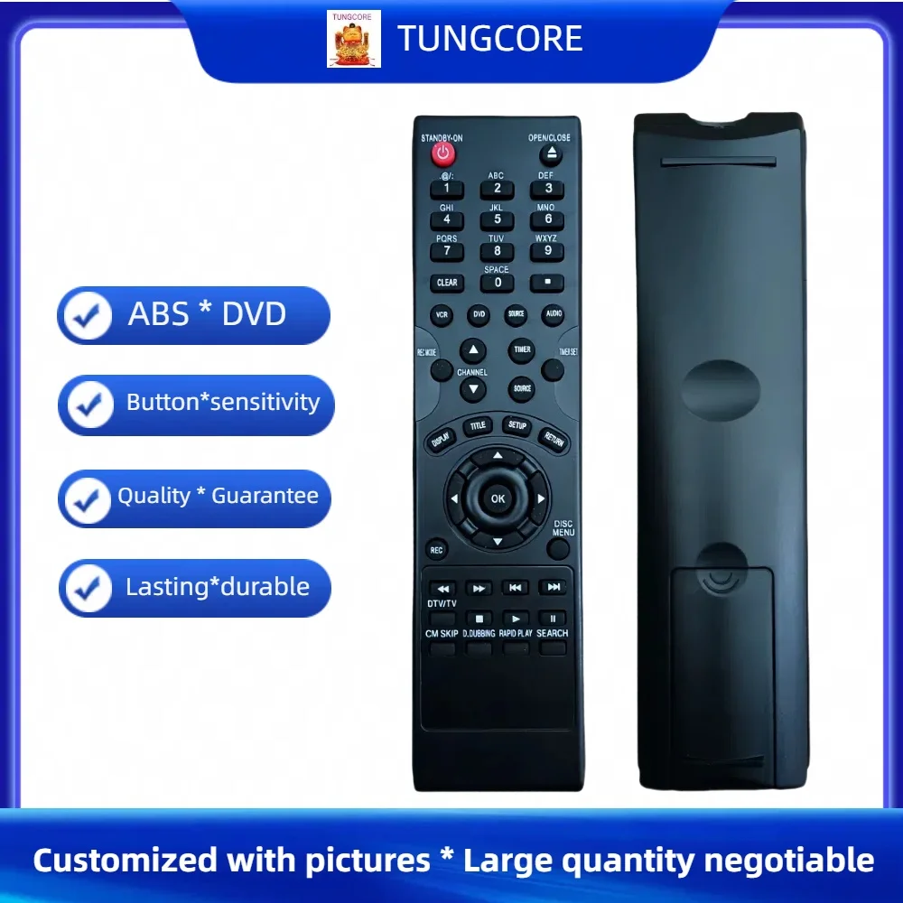 Zamiennik nowy pilot pasuje do Magnavox DVD DVDR magnetowid Combo Recorder NB552 NB553 NB555 NB555UD NB553UD ZV420MW8 SV08R242