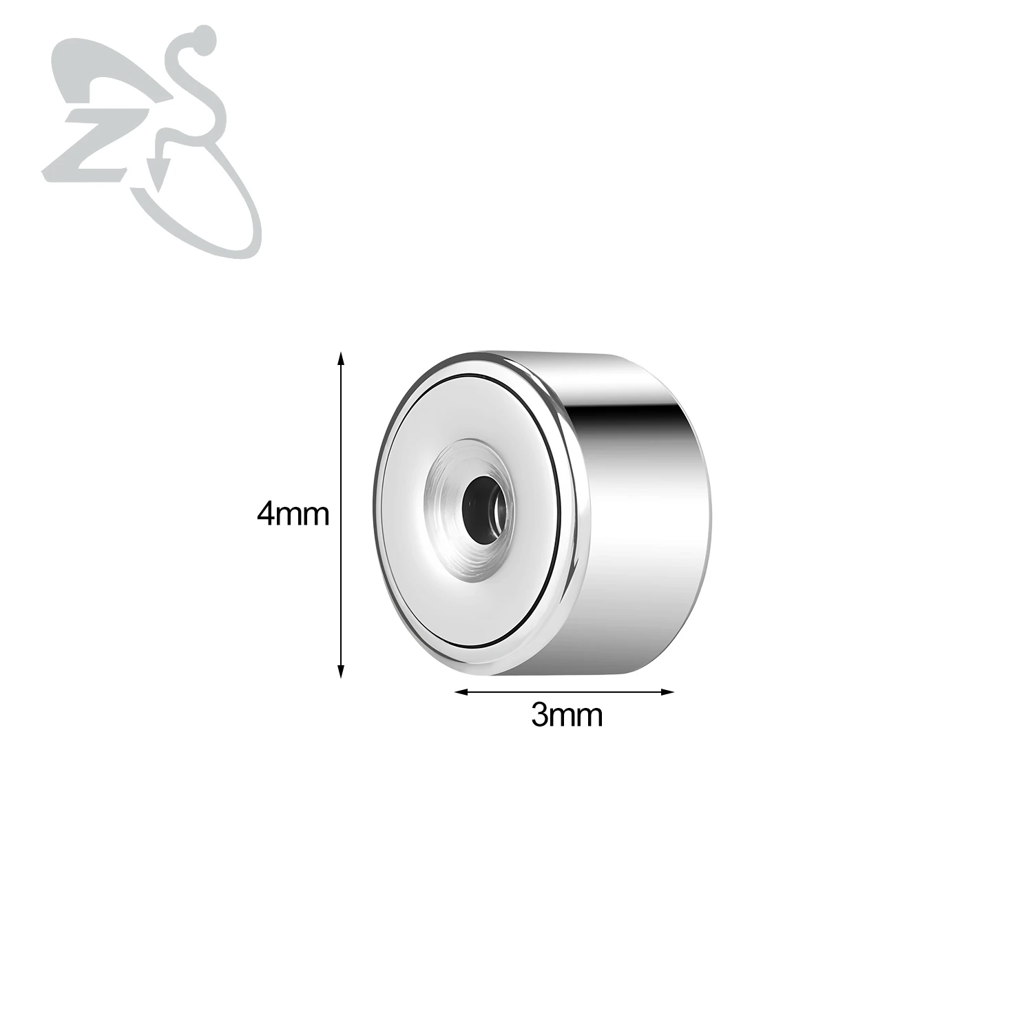 Gold Color Stainless Steel Earring Rubber Plug Ear Studs, 2-10pcs