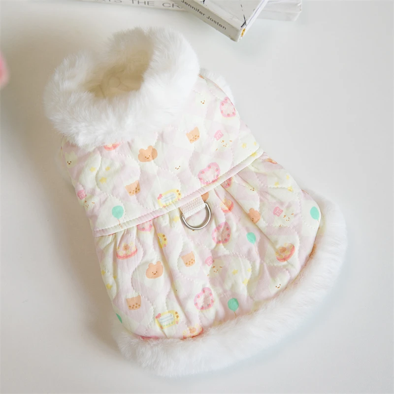 

Pets Dogs Cats Supplies Winter Warm Chihuahua Maltese Pomeranian Small Puppy Clothes Coat