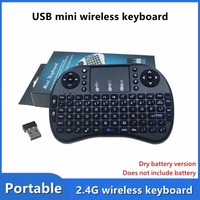 I8 Mini Wireless Keyboard Backlight 2.4G Air Mouse Remote Control Touchable Handheld for Smart Android TV Box Desktop PC