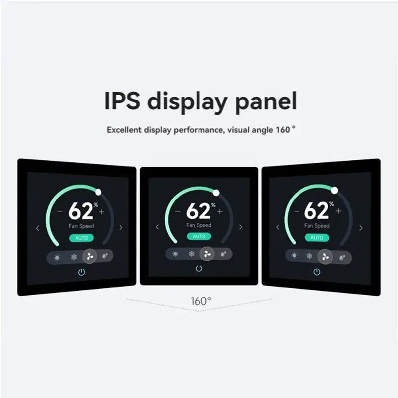 HOT-ESP32-S3 4-Inch Square Capacitance Touch Screen Development Board 480X480 Wifi Bluetooth HMI/LVGL GUI Development Board